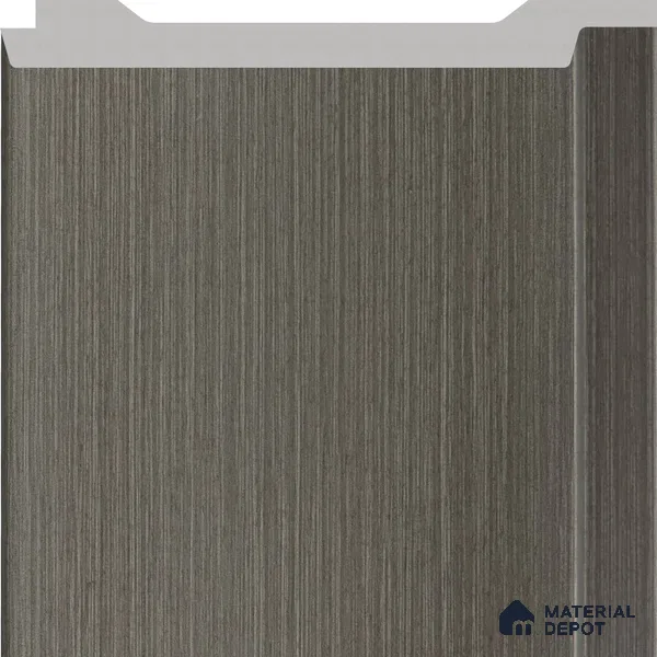 Charcoal Gray Wooden Louver PN 02735 P 9.5 ft x 4.8 inch Charcoal Panel - 12 mm | Suitable for Feature Wall, TV Unit & Living Room | Width is Subjected to 5% Variation