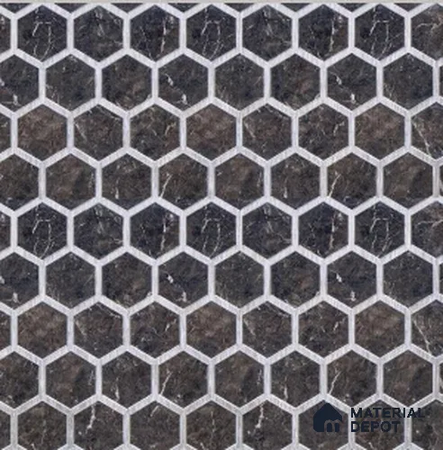 Black Marble Patterned Decorative Wall Panel PN 02729 C 8 ft x 2 ft Charcoal Panel - 4 mm | Suitable for Feature Wall, TV Unit & Living Room | Width is Subjected to 5% Variation