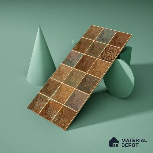 Mosaic Wall Tile TL 06502   24 inch x 12 inch Ceramic Sugar Finish - 8 mm | Suitable for Accent / Feature Walls & Bathroom Wall