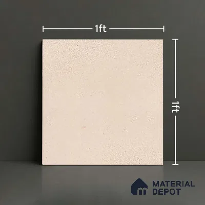 Plain Floor Tile TL 06502 C   12 inch x 12 inch Ceramic Matte Finish - 8 mm | Suitable for Bathroom