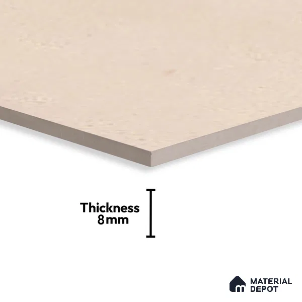 Plain Floor Tile TL 06502 C   12 inch x 12 inch Ceramic Matte Finish - 8 mm | Suitable for Bathroom