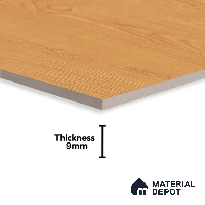 Patterned Floor & Wall Tile TL 06609 C  2 ft x 2 ft Brown Vitrified Matte Finish Tile - 9 mm | Ideal for Living Room, Bedroom, Bathroom, Kitchen | Please Expect a Slight Variation of Pattern