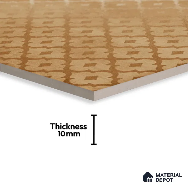 Subway Wall Tile TL 06433 Coastal Malta Jaisalmer 8 x 8 inch Ceramic Matte Finish - 10 mm | 15 Random Design | Suitable for Accent / Feature Walls, Bathroom, Kitchen Wall & Backsplashes (Sample)