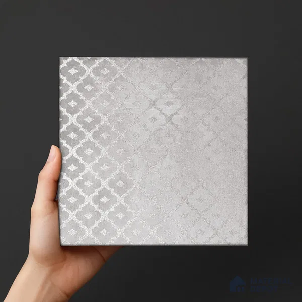 Subway Wall Tile TL 06433 C Coastal Malta Bianco 8 x 8 inch Ceramic Matte Finish - 10 mm | 15 Random Design | Suitable for Accent / Feature Walls, Bathroom, Kitchen Wall & Backsplashes (Sample)