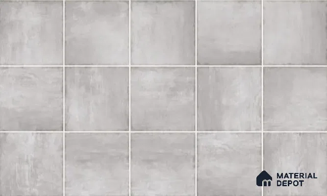 Subway Wall & Floor Tile TL 06433 D Coastal Malta Bianco Base 8 x 8 inch Ceramic Matte Finish - 10 mm | 15 Random Design | Suitable for Accent / Feature Walls, Bathroom, Kitchen Wall & Backsplashes (Sample)