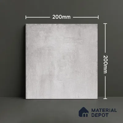 Subway Wall & Floor Tile TL 06433 D Coastal Malta Bianco Base 8 x 8 inch Ceramic Matte Finish - 10 mm | 15 Random Design | Suitable for Accent / Feature Walls, Bathroom, Kitchen Wall & Backsplashes (Sample)