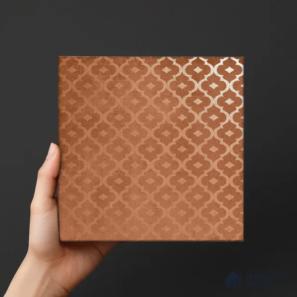 Subway Wall Tile TL 06433 E Coastal Malta Terra 8 x 8 inch Ceramic Matte Finish - 10 mm | 15 Random Design | Suitable for Accent / Feature Walls, Bathroom, Kitchen Wall & Backsplashes (Sample)