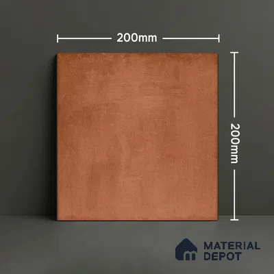 Subway Wall & Floor Tile TL 06433 F Coastal Malta Terra Base 8 x 8 inch Ceramic Matte Finish - 10 mm | 15 Random Design | Suitable for Accent / Feature Walls, Bathroom, Kitchen Wall & Backsplashes (Sample)
