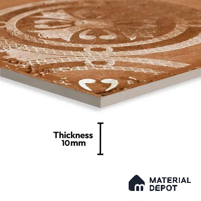 Subway Wall Tile TL 06436 Coastal Forli Bronze 8 x 8 inch Ceramic Matte Finish - 10 mm | 18 Random Design | Suitable for Accent / Feature Walls, Bathroom, Kitchen Wall & Backsplashes (Sample)