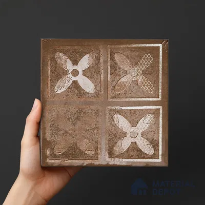 Subway Wall Tile TL 06436 C Coastal Forli Desert 8 x 8 inch Ceramic Matte Finish - 10 mm | 18 Random Design | Suitable for Accent / Feature Walls, Bathroom, Kitchen Wall & Backsplashes (Sample)