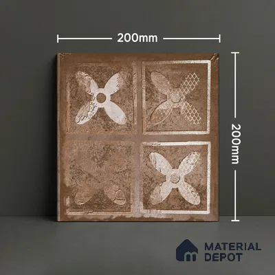 Subway Wall Tile TL 06436 C Coastal Forli Desert 8 x 8 inch Ceramic Matte Finish - 10 mm | 18 Random Design | Suitable for Accent / Feature Walls, Bathroom, Kitchen Wall & Backsplashes (Sample)