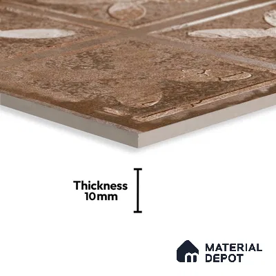 Subway Wall Tile TL 06436 C Coastal Forli Desert 8 x 8 inch Ceramic Matte Finish - 10 mm | 18 Random Design | Suitable for Accent / Feature Walls, Bathroom, Kitchen Wall & Backsplashes (Sample)