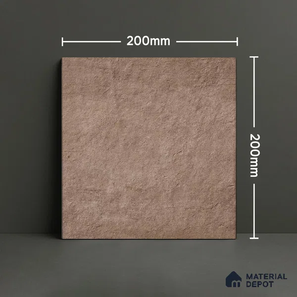 Subway Wall Tile TL 06436 D Coastal Forli Desert Base 8 x 8 inch Ceramic Matte Finish - 10 mm | 12 Random Design | Suitable for Accent / Feature Walls, Bathroom, Kitchen Wall & Backsplashes (Sample)