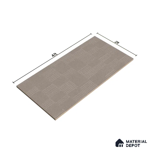 Highlighter Wall Tile TL 08031 J Saga Nut Barcode 4 ft x 2 ft Vitrified Matte Finish - 9 mm | Suitable For Bathroom, Accent/Feature Wall, Dining Area