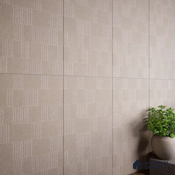 Highlighter Wall Tile TL 08031 J Saga Nut Barcode 4 ft x 2 ft Vitrified Matte Finish - 9 mm | Suitable For Bathroom, Accent/Feature Wall, Dining Area
