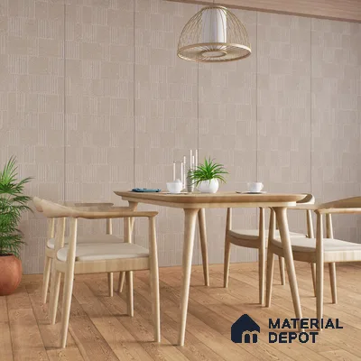 Highlighter Wall Tile TL 08031 J Saga Nut Barcode 4 ft x 2 ft Vitrified Matte Finish - 9 mm | Suitable For Bathroom, Accent/Feature Wall, Dining Area