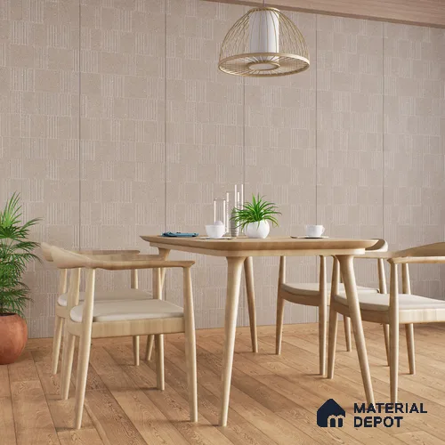 Highlighter Wall Tile TL 08031 J Saga Nut Barcode 4 ft x 2 ft Vitrified Matte Finish - 9 mm | Suitable For Bathroom, Accent/Feature Wall, Dining Area
