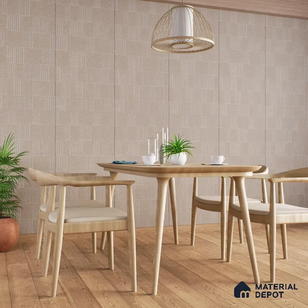 Highlighter Wall Tile TL 08031 J Saga Nut Barcode 4 ft x 2 ft Vitrified Matte Finish - 9 mm | Suitable For Bathroom, Accent/Feature Wall, Dining Area