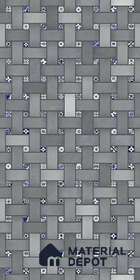 Patterned Look Floor & Wall Tile TL 09726 B  4 ft x 2 ft Vitrified Matte Finish - 9 mm