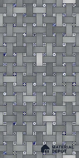Patterned Look Floor & Wall Tile TL 09726 B 4 ft x 2 ft Vitrified Matte Finish - 9 mm