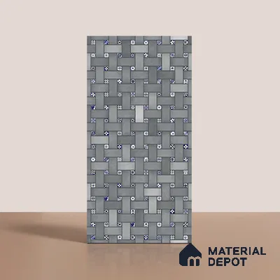 Patterned Look Floor & Wall Tile TL 09726 B  4 ft x 2 ft Vitrified Matte Finish - 9 mm