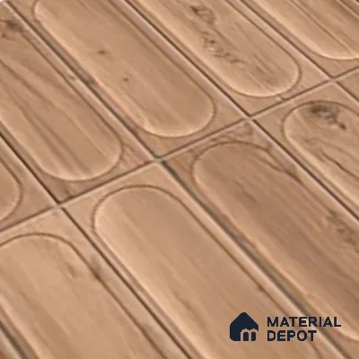 Highlighter Wall Tile TL 06542 B Supreme Wood Brown 2 ft x 1 ft Ceramic Matte Finish - 8 mm | Suitable for Living Room, Kitchen & Bathroom (Sample)
