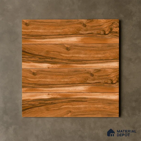 TL 00581 Brown Wine 2 ft x 2 ft Matte Finish Digital Porcelain Floor & Wall Tile - 9.5 mm