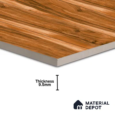 TL 00581 Brown Wine 2 ft x 2 ft Matte Finish Digital Porcelain Floor & Wall Tile - 9.5 mm