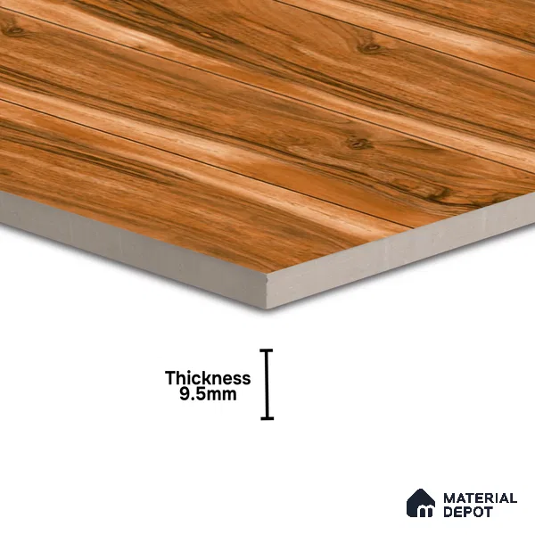 TL 00581 Brown Wine 2 ft x 2 ft Matte Finish Digital Porcelain Floor & Wall Tile - 9.5 mm