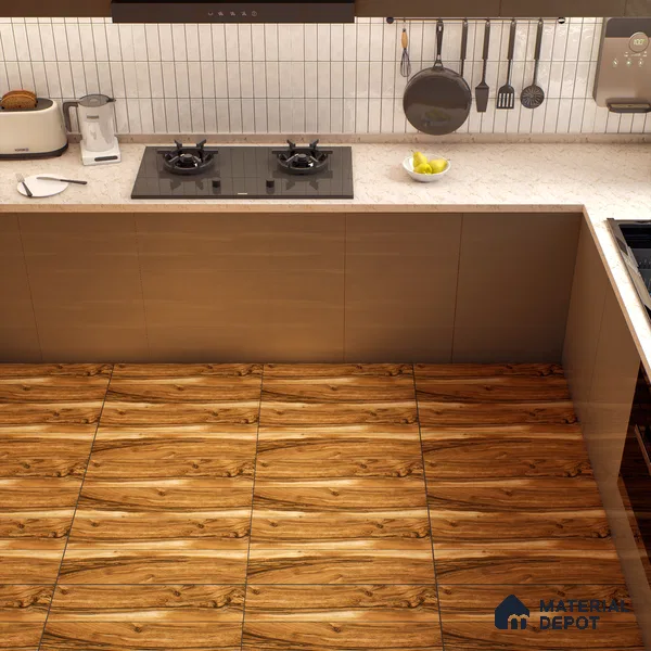 TL 00581 Brown Wine 2 ft x 2 ft Matte Finish Digital Porcelain Floor & Wall Tile - 9.5 mm