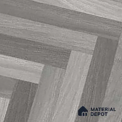 Herringbone Wood Look Floor Tile TL 06650 B Rhodium Grey 4 ft x 2 ft Vitrified Matte Finish - 9 mm | (Random 1) | Suitable for Living Room, Bedroom, Bathroom, Kitchen, Office, Elevation & Dining