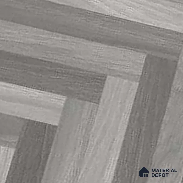 Herringbone Wood Look Floor Tile TL 06650 B Rhodium Grey 4 ft x 2 ft Vitrified Matte Finish - 9 mm | (Random 1) | Suitable for Living Room, Bedroom, Bathroom, Kitchen, Office, Elevation & Dining