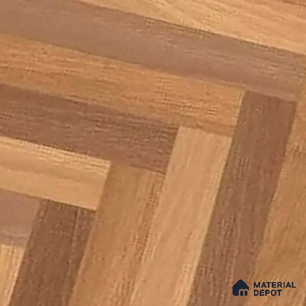 Herringbone Wood Look Floor Tile TL 06650 Rhodium Brown 4 ft x 2 ft Vitrified Matte Finish - 9 mm | (Random 1) | Suitable for Living Room, Bedroom, Bathroom, Kitchen, Office, Elevation & Dining