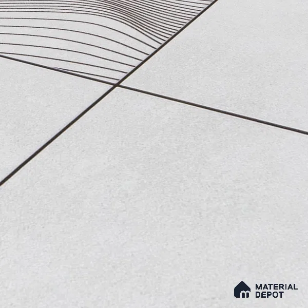 Abstract Wall & Floor Tile TL 04922 Marrakech Presscot Gris 1 ft x 1 ft Ceramic Matte Finish - 9 mm | Random 3 | Suitable for Living Room, Bedroom, Bathroom, Courtyard, Balcony | Please Expect a Slight Variation of Pattern (Sample)