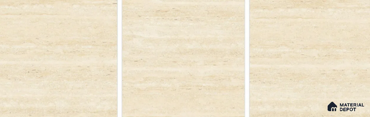 TL 02935 Butter Cream 2 ft x 2 ft Glossy Finish Vitrified Floor & Wall Tile - 9.5 mm