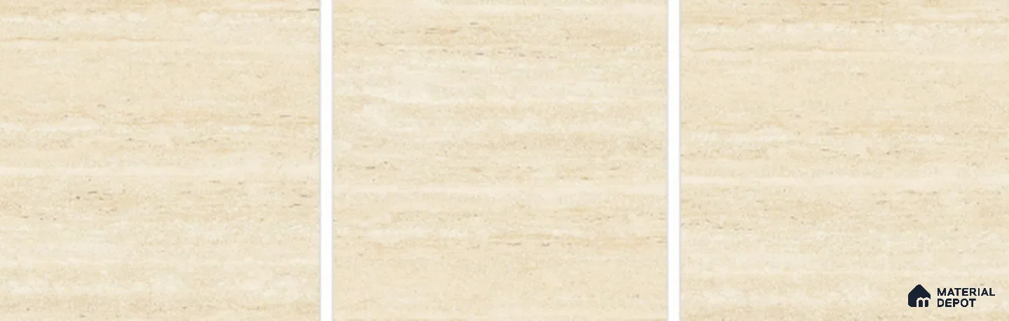 TL 02935 Butter Cream 2 ft x 2 ft Glossy Finish Vitrified Floor & Wall Tile - 9.5 mm