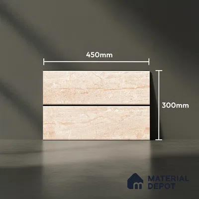TL 01905 A Butter Light 18 x 12 inch Glossy Finish Ceramic Wall Tile - 6 mm