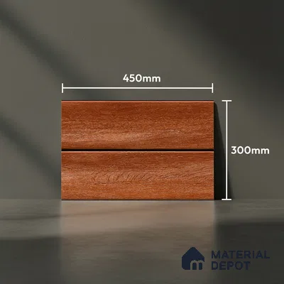 TL 01905 C Chestnut Brown Dark 18 x 12 inch Glossy Finish Ceramic Wall Tile - 6 mm