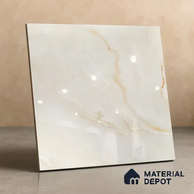 TL 02929 Butterscotch Cream 2 ft x 2 ft Glossy Finish Vitrified Floor & Wall Tile - 9.5 mm