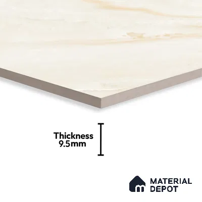 TL 02929 Butterscotch Cream 2 ft x 2 ft Glossy Finish Vitrified Floor & Wall Tile - 9.5 mm