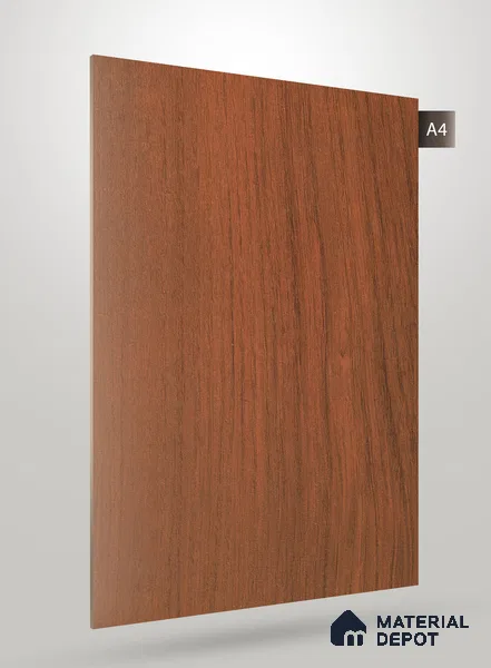 Wooden Look BW 565 Bark Wooden 8 ft x 4 ft Texture Finish Decorative Laminate - 1 mm | Suitable for TV Unit, Wardrobe, Kitchen Cabinets