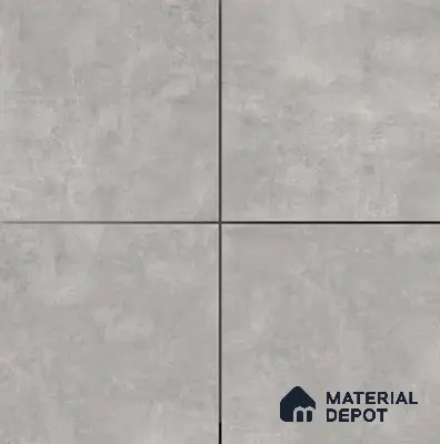 TL 01493 Ash Grey 2 ft x 2 ft Matte Finish Wall and Floor Porcelain Tile - 9 mm