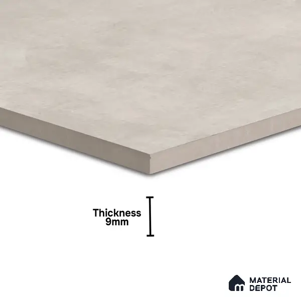 TL 01499 B White Argento 2 ft x 2 ft Matte Finish Wall and Floor Porcelain Tile - 9 mm