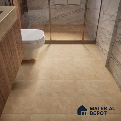 TL 01492 Chamoisee Brown 2 ft x 2 ft Matte Finish Wall and Floor Porcelain Tile - 9 mm
