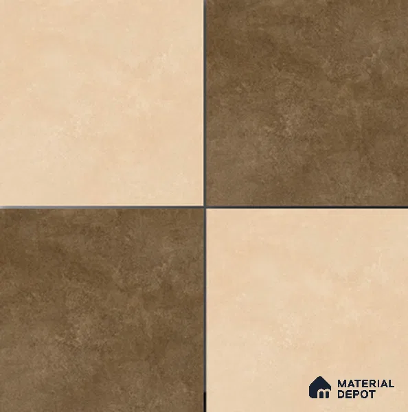 TL 01483 B Desert Cream 2 ft x 2 ft Matte Finish Wall and Floor Porcelain Tile - 9 mm