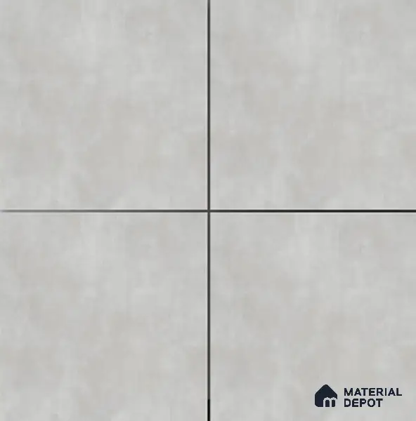 TL 01498 Grey 2 ft x 2 ft Matte Finish Wall and Floor Porcelain Tile - 9 mm