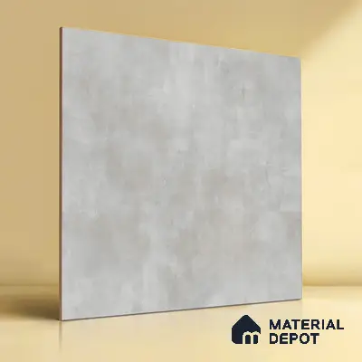 TL 01498 Grey 2 ft x 2 ft Matte Finish Wall and Floor Porcelain Tile - 9 mm