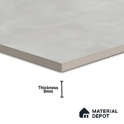TL 01498 Grey 2 ft x 2 ft Matte Finish Wall and Floor Porcelain Tile - 9 mm