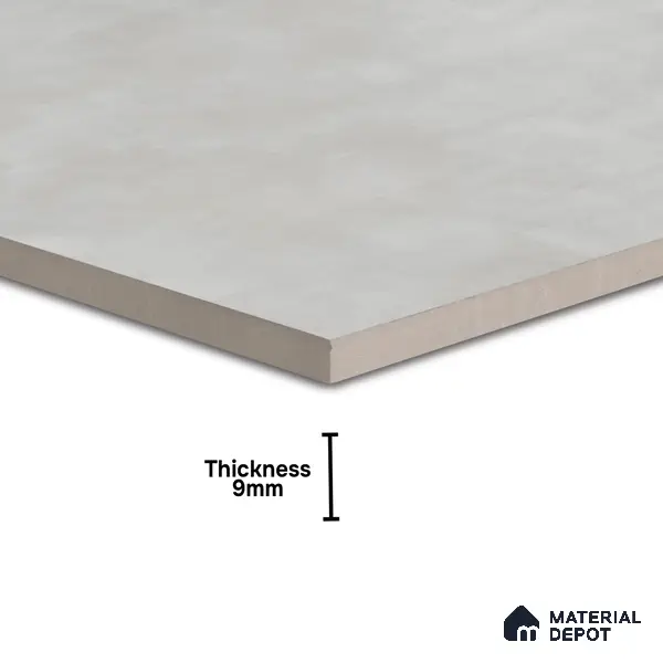 TL 01498 Grey 2 ft x 2 ft Matte Finish Wall and Floor Porcelain Tile - 9 mm