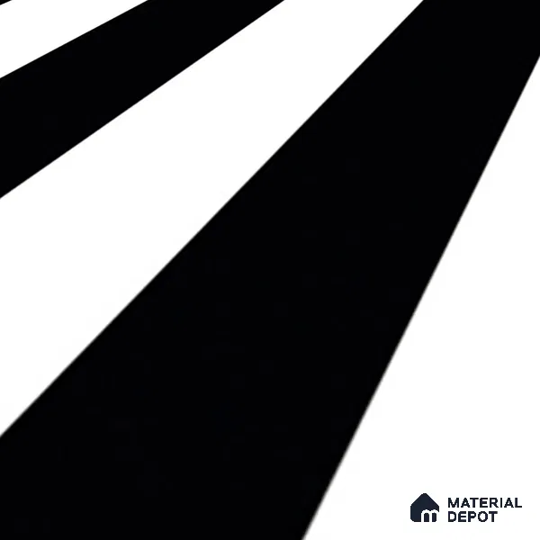 Moroccan Wall & Floor Tile TL 01501 Zebra Monochrome 2 ft x 2 ft Matte Finish Vitrified Tile - 9 mm | Suitable For Balcony, Bathroom, Dining Area | Please Expect a Slight Variation of Pattern